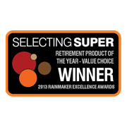 SelectingSuper ‘Retirement Product of the Year – Value Choice’ 2013